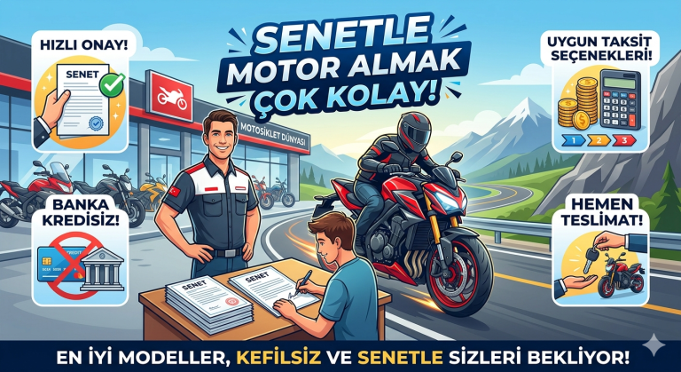 Taksitçi Muro ile Senetle Motor Sahibi Olmanın En Kolay Yolu